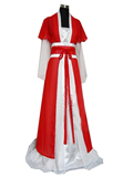 Women's Long Satin Hanfu with Outer Coat Women's Long Satin Hanfu with Outer Coat
